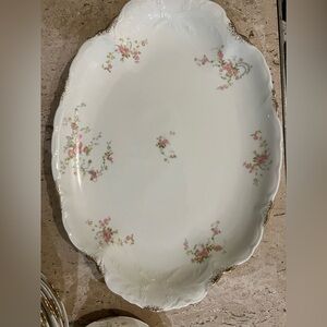 Old Abbey by Warwick 15" Oval Serving Platter Perfect Condition 1949